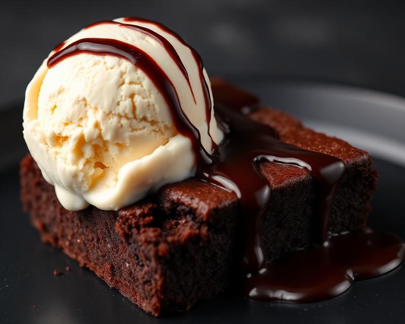 Brownie With Ice Cream — best seller at M&M Restro & Cafe
