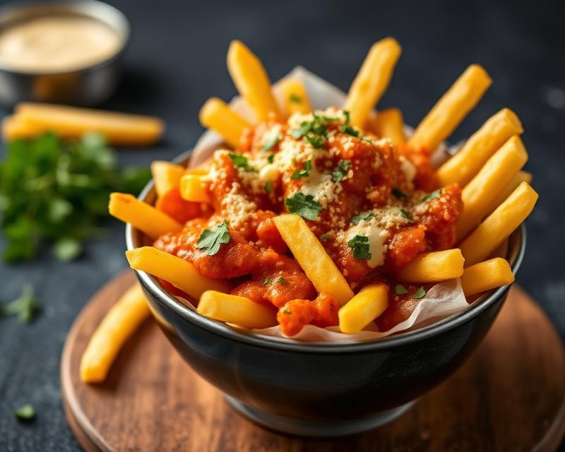 Loaded Fries — best seller at M&M Restro & Cafe